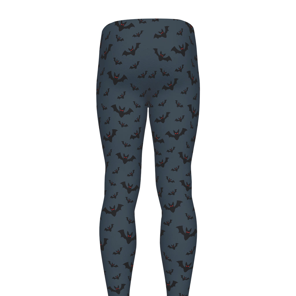 Halloween Vampire Bat Pattern Print Men's leggings