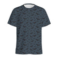 Halloween Vampire Bat Pattern Print Men's Athletic T-Shirt