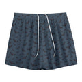 Halloween Vampire Bat Pattern Print Mesh Shorts