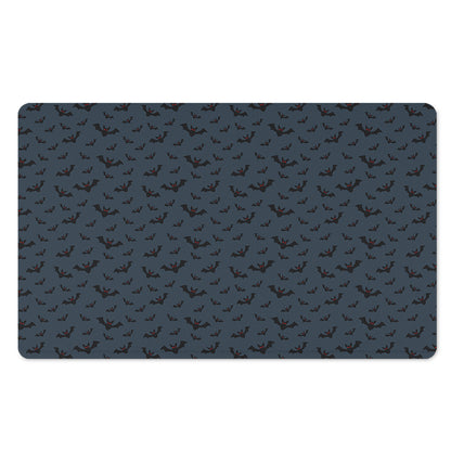 Halloween Vampire Bat Pattern Print Polyester Doormat
