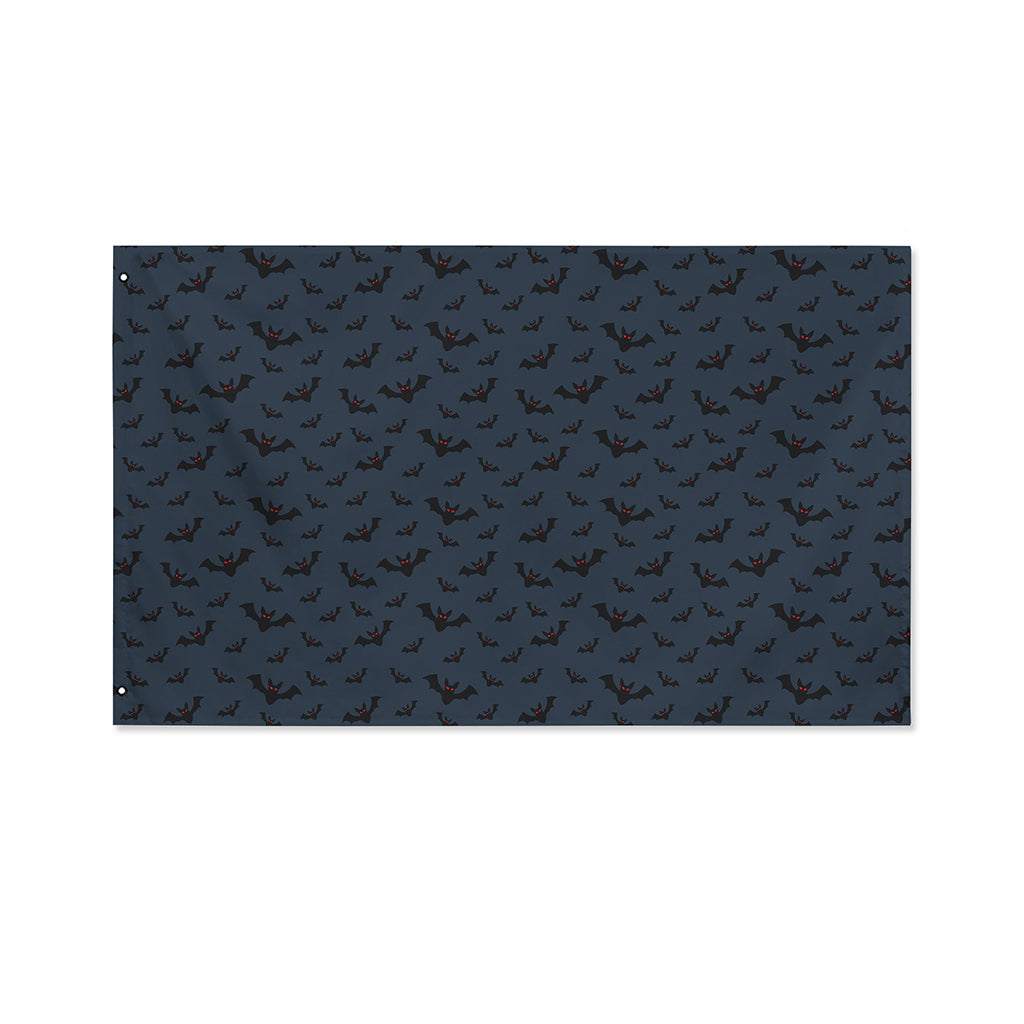 Halloween Vampire Bat Pattern Print Polyester Flag