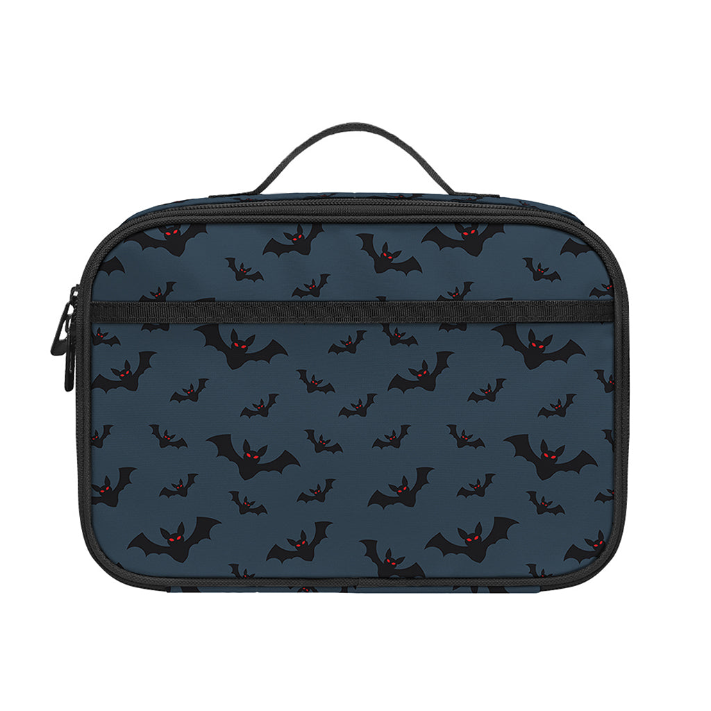Halloween Vampire Bat Pattern Print Portable Lunch Bag