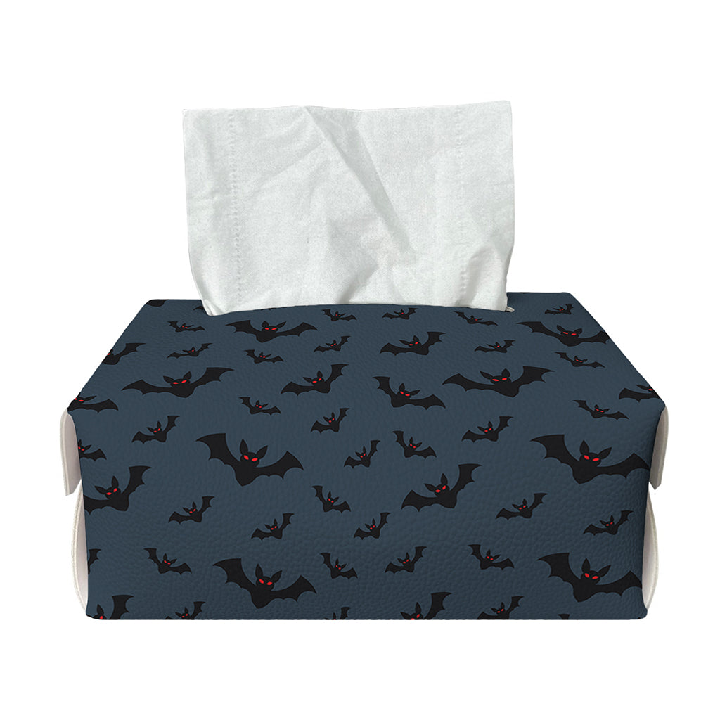 Halloween Vampire Bat Pattern Print Rectangle Tissue Box Cover
