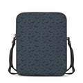Halloween Vampire Bat Pattern Print Rectangular Crossbody Bag