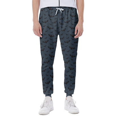 Halloween Vampire Bat Pattern Print Scuba Joggers