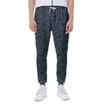 Halloween Vampire Bat Pattern Print Scuba Joggers