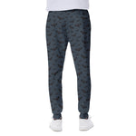 Halloween Vampire Bat Pattern Print Scuba Joggers