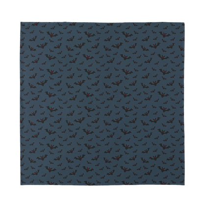 Halloween Vampire Bat Pattern Print Silk Bandana