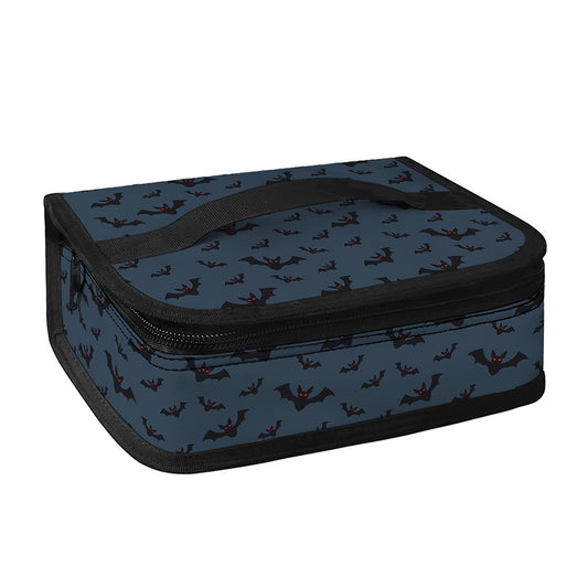 Halloween Vampire Bat Pattern Print Small Lunch Bag