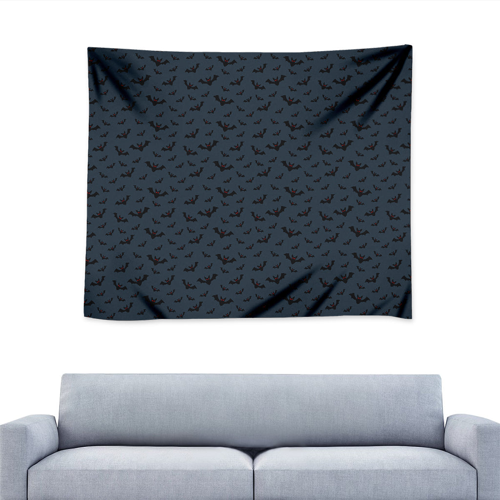 Halloween Vampire Bat Pattern Print Tapestry
