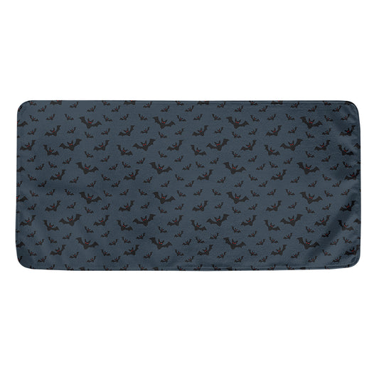 Halloween Vampire Bat Pattern Print Towel