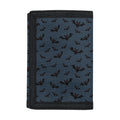 Halloween Vampire Bat Pattern Print Trifold Wallet