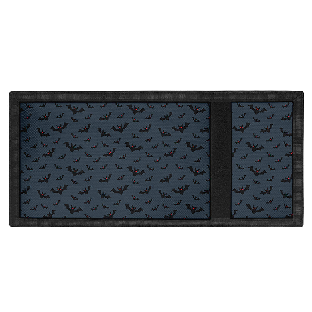Halloween Vampire Bat Pattern Print Trifold Wallet
