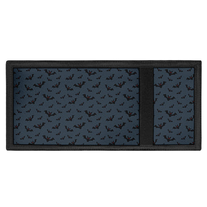 Halloween Vampire Bat Pattern Print Trifold Wallet