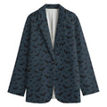 Halloween Vampire Bat Pattern Print Women's Blazer