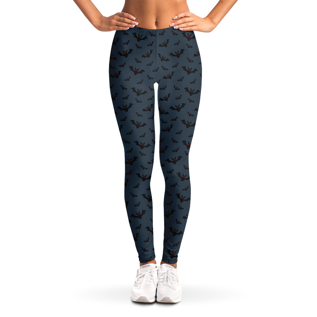 Halloween Vampire Bat Pattern Print Women's Leggings