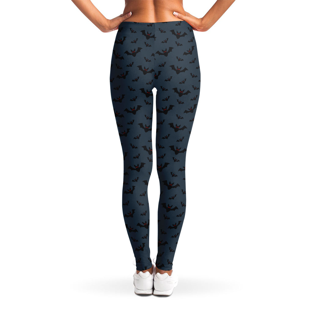Halloween Vampire Bat Pattern Print Women's Leggings