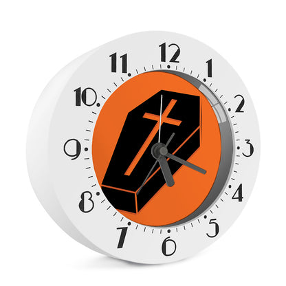 Halloween Vampire Coffin Print Alarm Clock