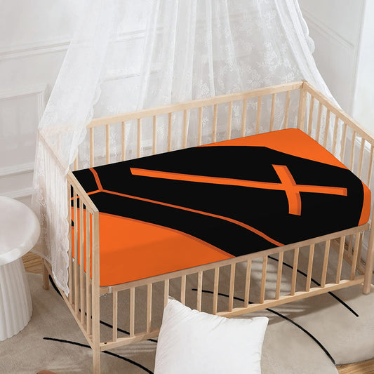 Halloween Vampire Coffin Print Baby Crib Sheet