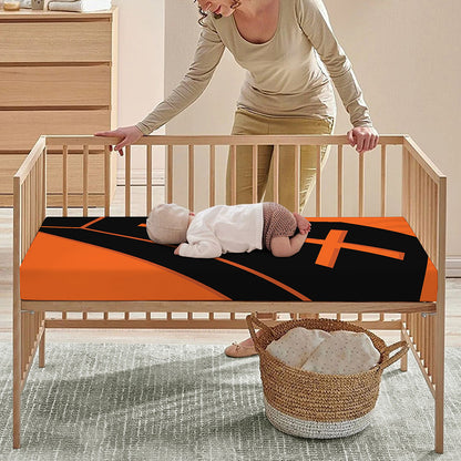 Halloween Vampire Coffin Print Baby Crib Sheet