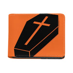 Halloween Vampire Coffin Print Bifold Wallet