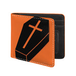 Halloween Vampire Coffin Print Bifold Wallet