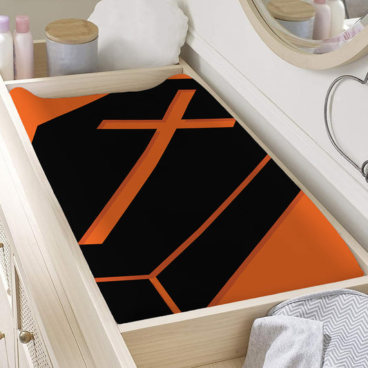 Halloween Vampire Coffin Print Changing Pad Cover