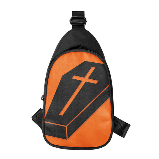 Halloween Vampire Coffin Print Chest Bag