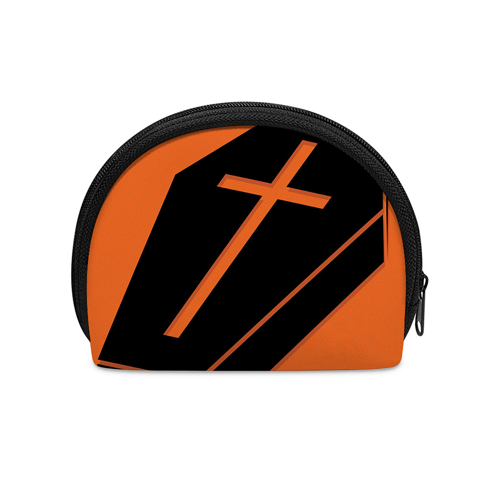 Halloween Vampire Coffin Print Coin Purse