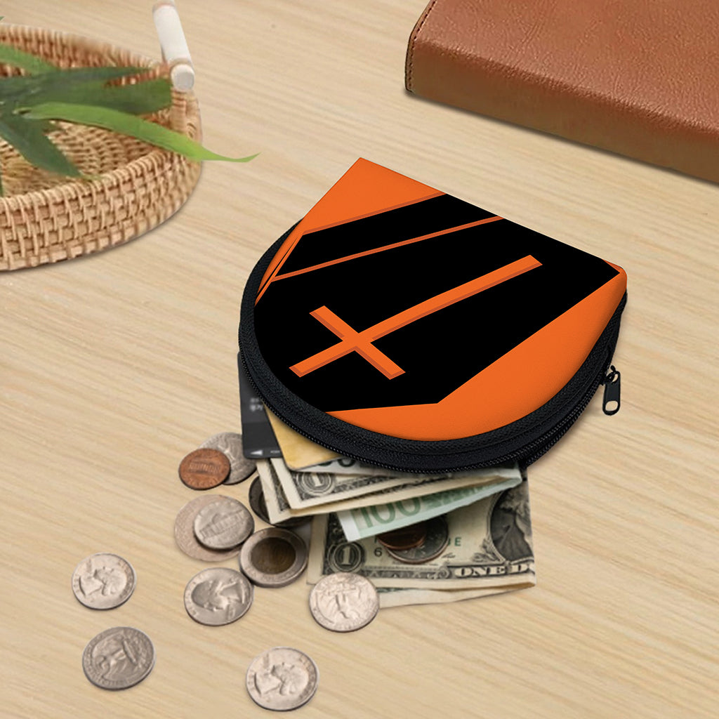 Halloween Vampire Coffin Print Coin Purse