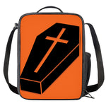 Halloween Vampire Coffin Print Crossbody Lunch Bag