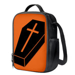 Halloween Vampire Coffin Print Crossbody Lunch Bag