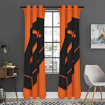 Halloween Vampire Coffin Print Curtain