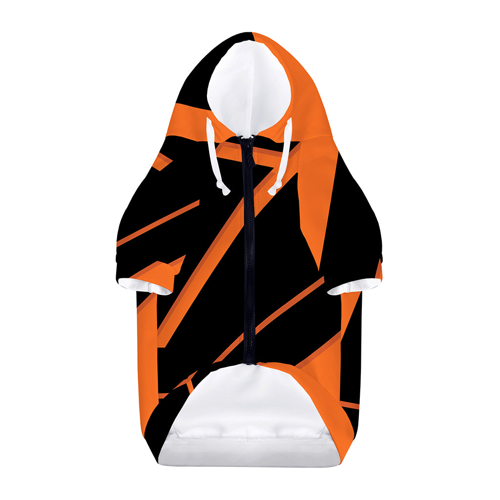 Halloween Vampire Coffin Print Dog Zip Up Hoodie