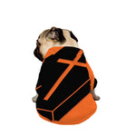 Halloween Vampire Coffin Print Dog Zip Up Jacket