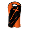 Halloween Vampire Coffin Print Double Neoprene Wine Tote