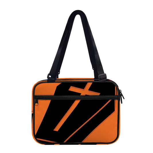 Halloween Vampire Coffin Print Double Strap Bible Bag