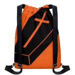 Halloween Vampire Coffin Print Drawstring Backpack