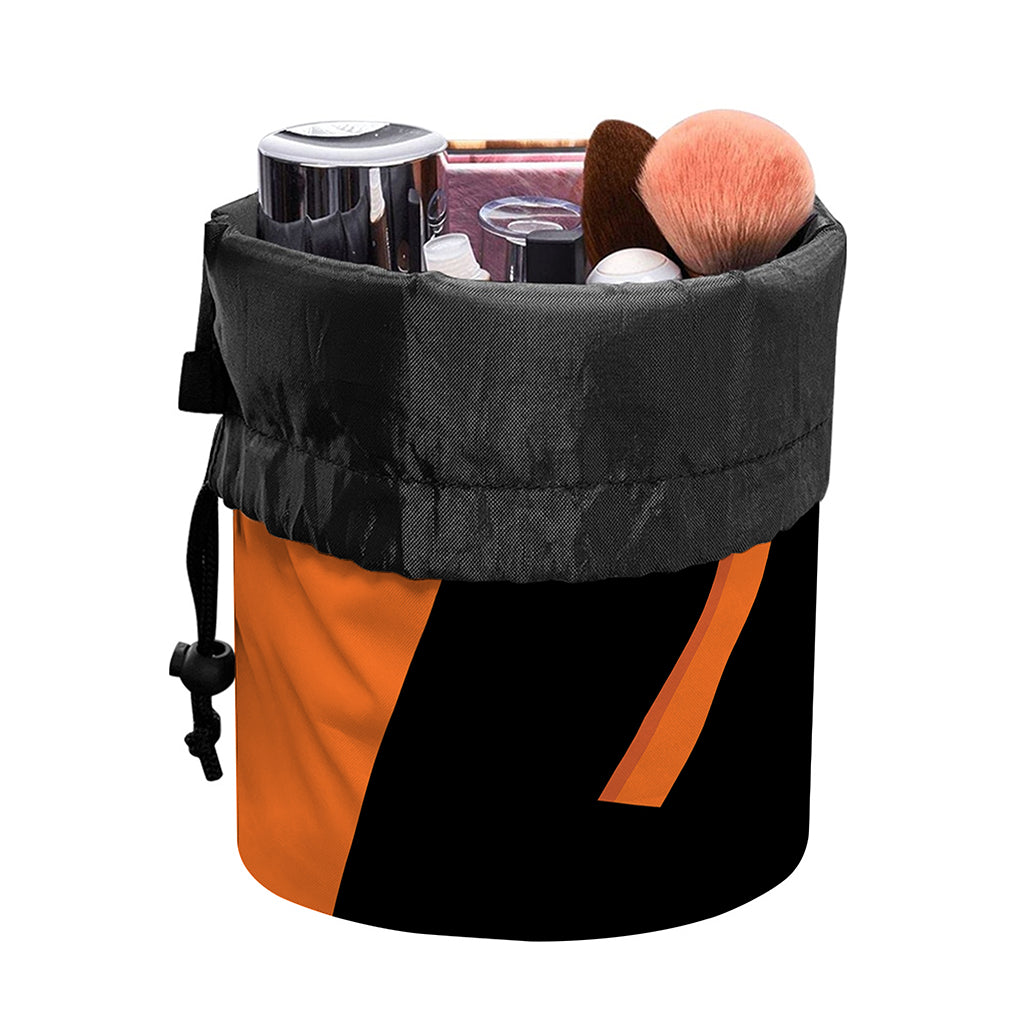 Halloween Vampire Coffin Print Drawstring Makeup Bag