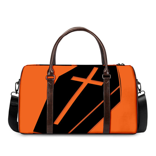 Halloween Vampire Coffin Print Duffle Bag