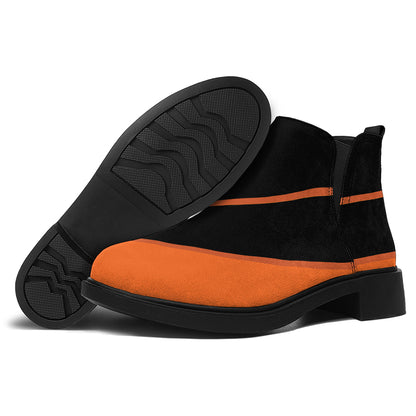 Halloween Vampire Coffin Print Flat Ankle Boots