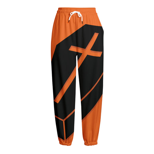 Halloween Vampire Coffin Print Fleece Lined Knit Pants