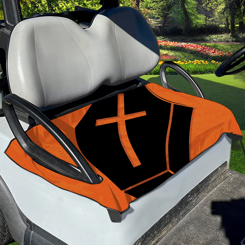 Halloween Vampire Coffin Print Golf Cart Seat Cover