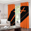 Halloween Vampire Coffin Print Grommet Curtains