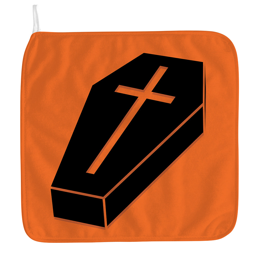 Halloween Vampire Coffin Print Hand Towel