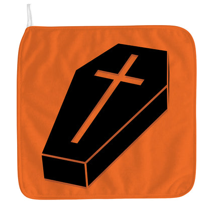 Halloween Vampire Coffin Print Hand Towel
