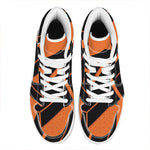 Halloween Vampire Coffin Print High Top Leather Sneakers