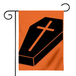 Halloween Vampire Coffin Print House Flag