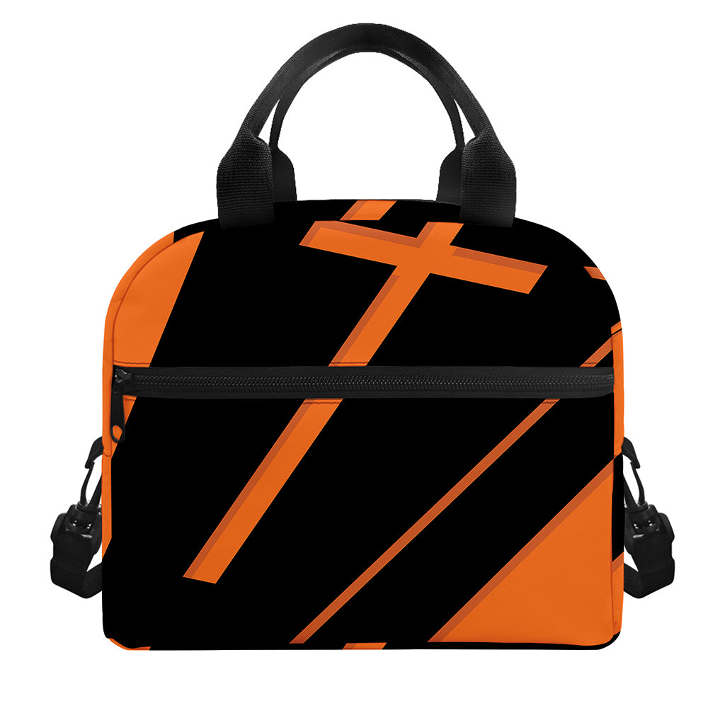 Halloween Vampire Coffin Print Insulated Lunch Bag