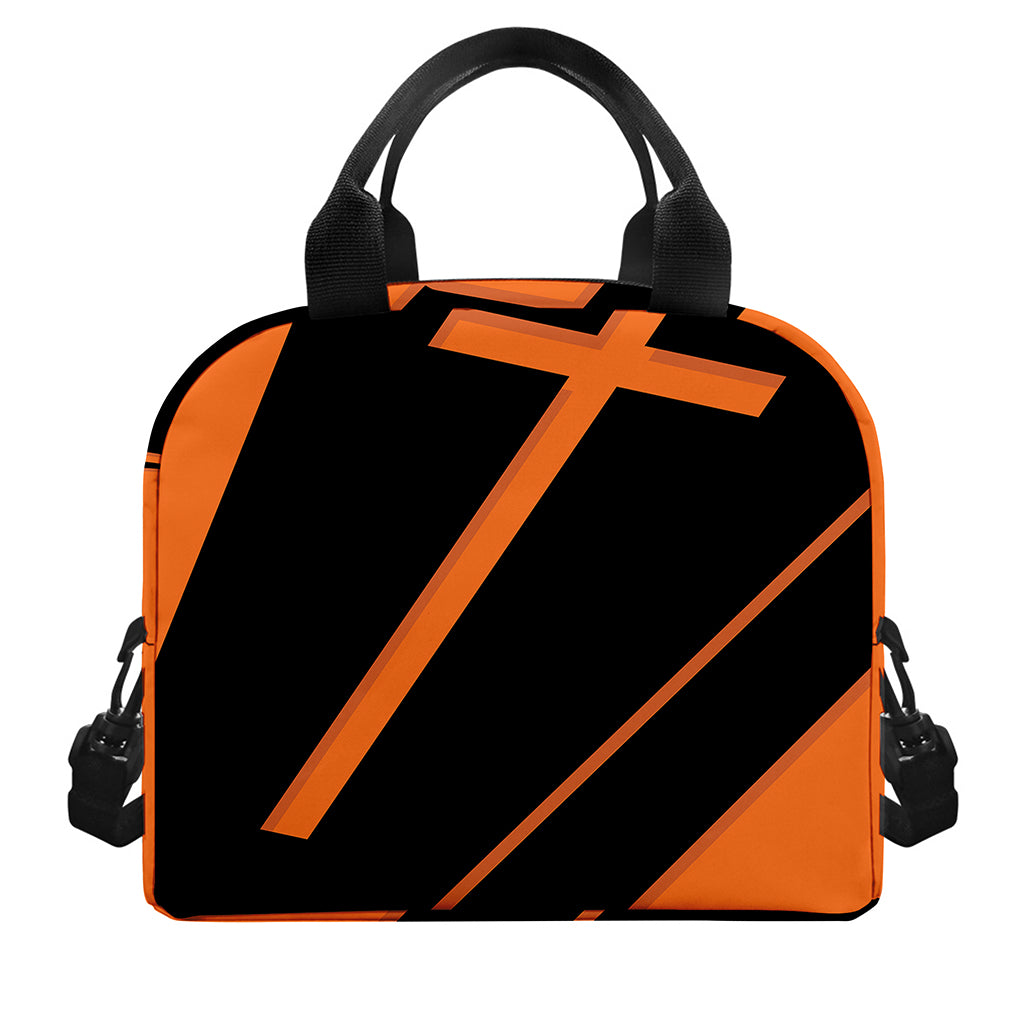 Halloween Vampire Coffin Print Insulated Lunch Bag